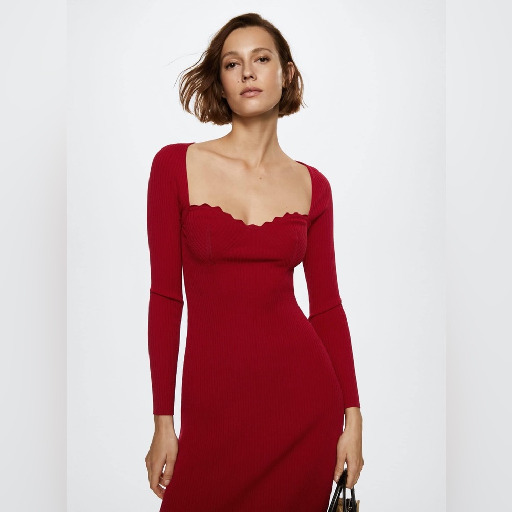 Knitted Bra Effect Dress NWOT